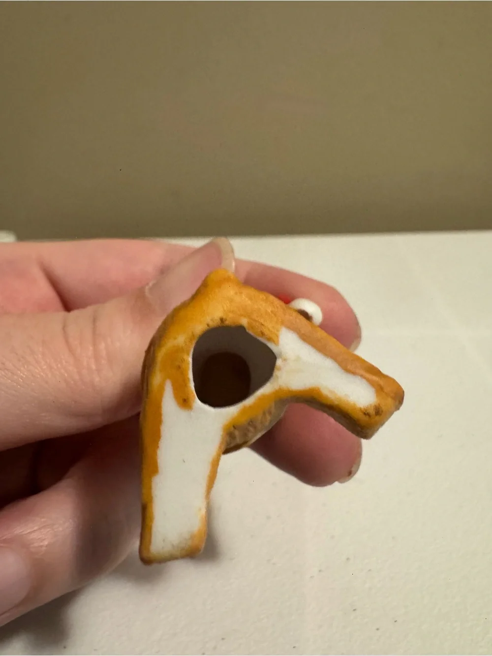 Vintage Christmas Tiny Santa Dog